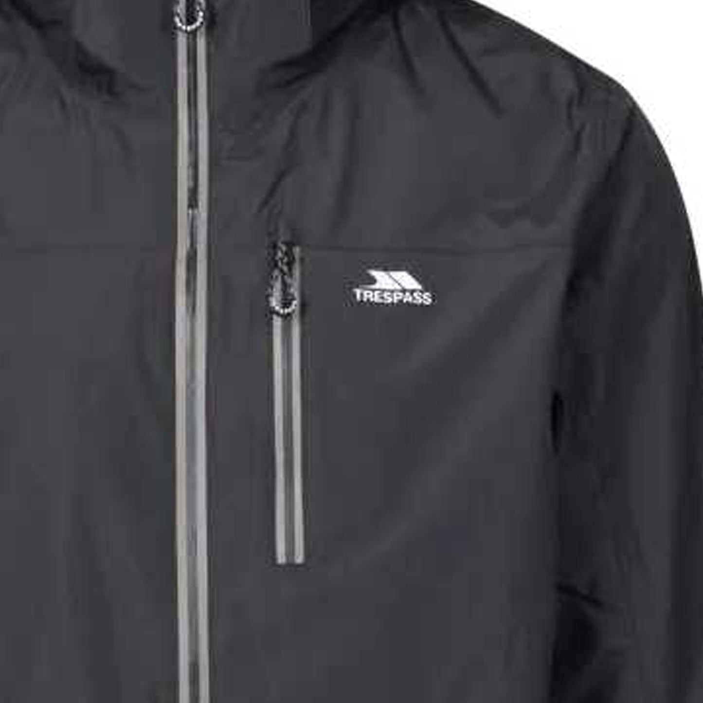 Black - Side - Trespass Mens Hinderclay TP75 Waterproof Jacket