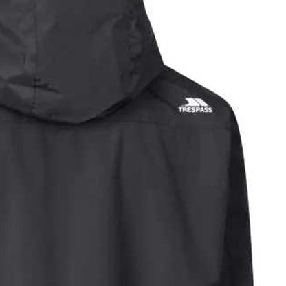 Black - Pack Shot - Trespass Mens Hinderclay TP75 Waterproof Jacket