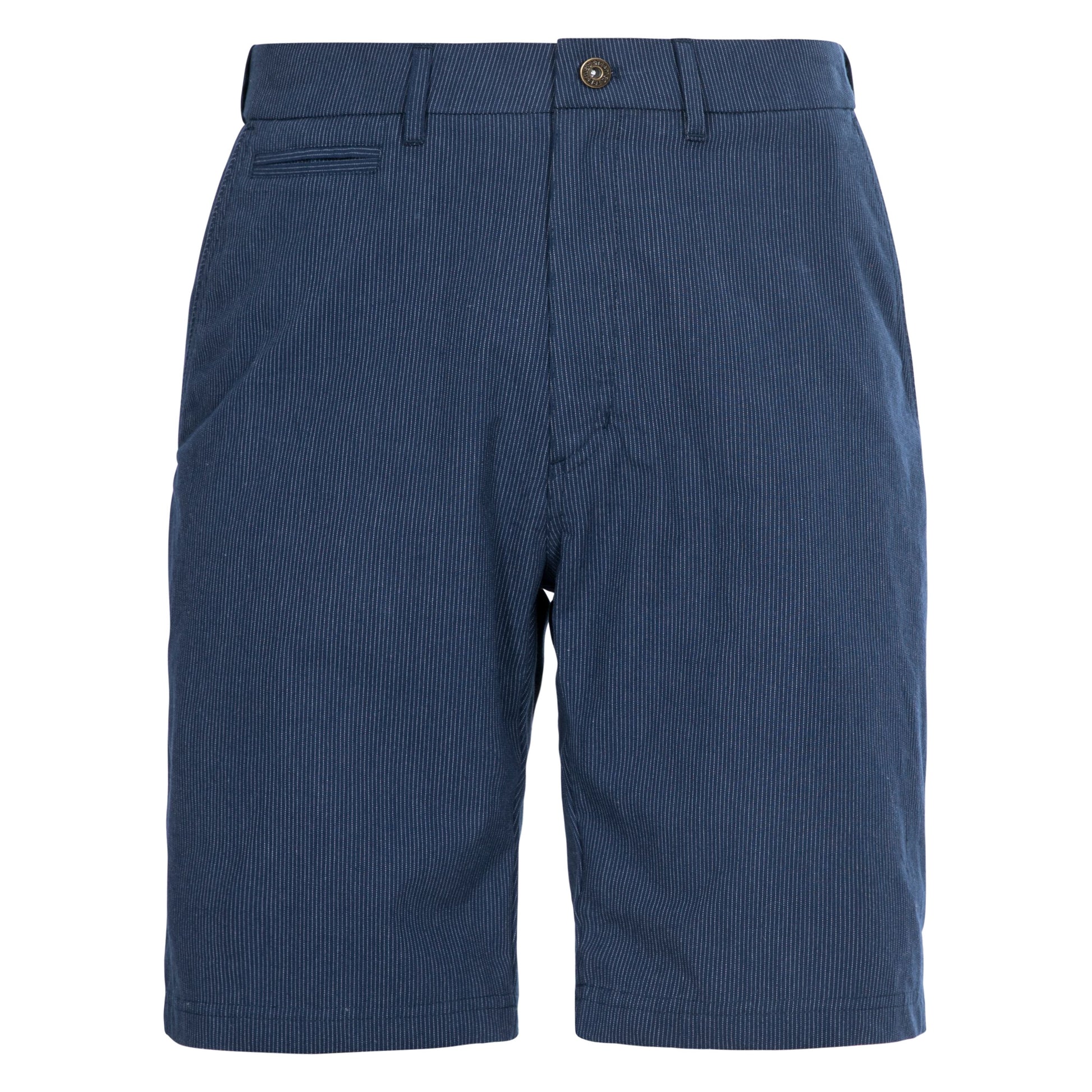 Navy - Front - Trespass Mens Atom Casual Shorts