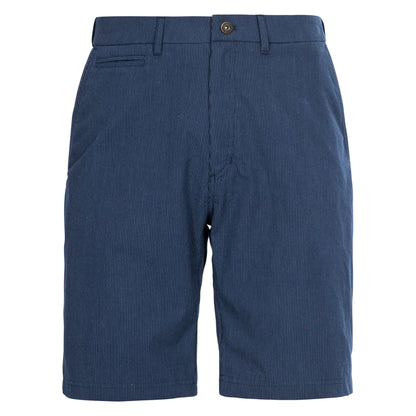Navy - Front - Trespass Mens Atom Casual Shorts