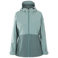 Teal Mist - Front - Trespass Womens-Ladies Alfresco TP75 Waterproof Jacket