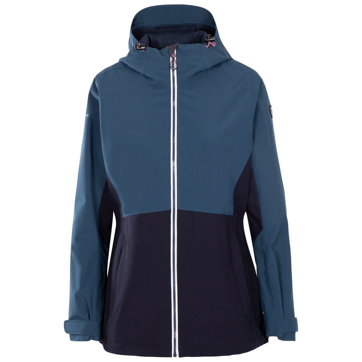 Navy - Front - Trespass Womens-Ladies Alfresco TP75 Waterproof Jacket