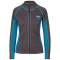 Dark Grey - Front - Trespass Womens-Ladies Skippor Full Zip Jacket