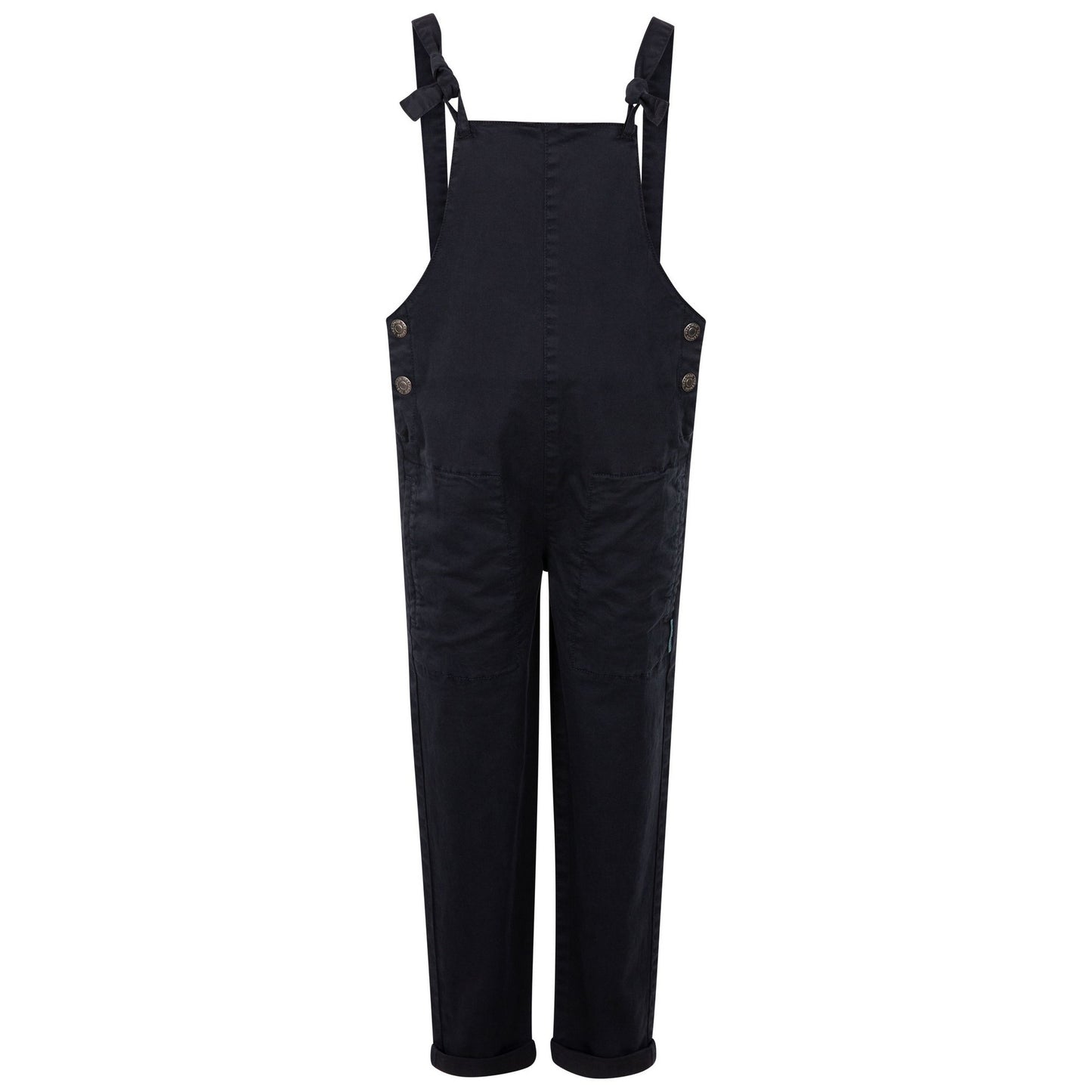 Navy - Front - Trespass Childrens-Kids Earnest Dungarees