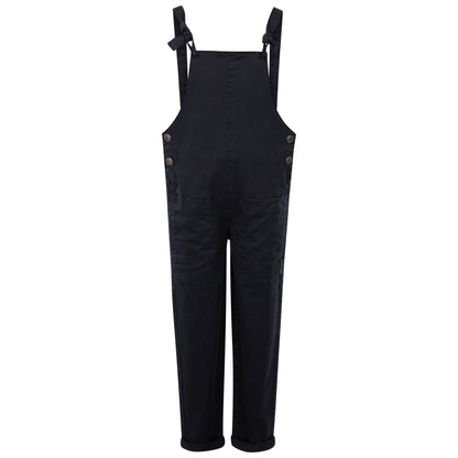 Navy - Front - Trespass Childrens-Kids Earnest Dungarees