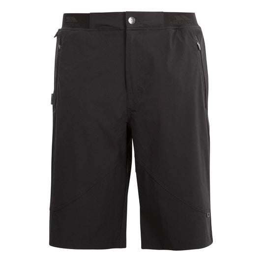 Black - Front - Trespass Mens Hainford Shorts