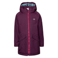 Potent Purple - Front - Trespass Girls Observe TP50 Waterproof Jacket