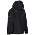 Black - Back - Trespass Boys Lost TP50 Waterproof Jacket