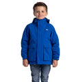 Blue - Side - Trespass Boys Lost TP50 Waterproof Jacket