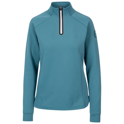 Storm Blue - Front - Trespass Womens-Ladies Mhairi DLX Long-Sleeved Top