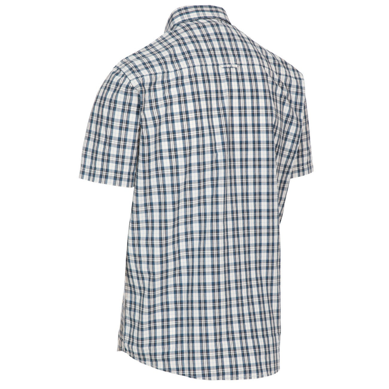 Midnight - Back - Trespass Mens BaileysBridge Checked Shirt