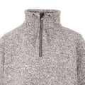Grey Marl - Side - Trespass Mens Paythorne Sweatshirt