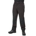 Black - Side - Trespass Childrens-Kids Blamed Cargo Trousers