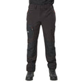 Black - Front - Trespass Childrens-Kids Blamed Cargo Trousers