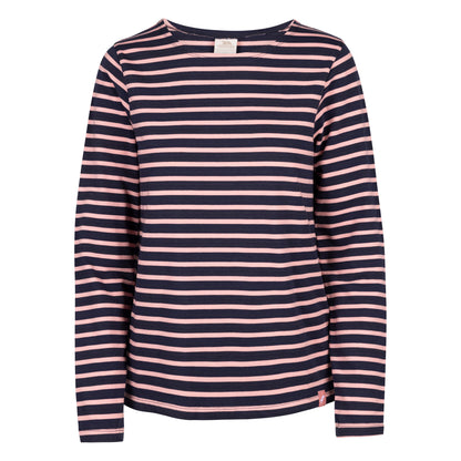 Pink Shell - Front - Trespass Womens-Ladies Karen Yarn Dyed Stripe Shirt