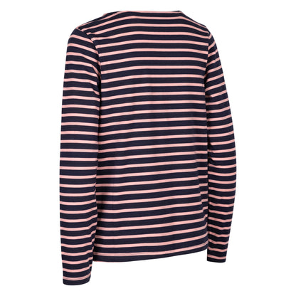 Pink Shell - Back - Trespass Womens-Ladies Karen Yarn Dyed Stripe Shirt