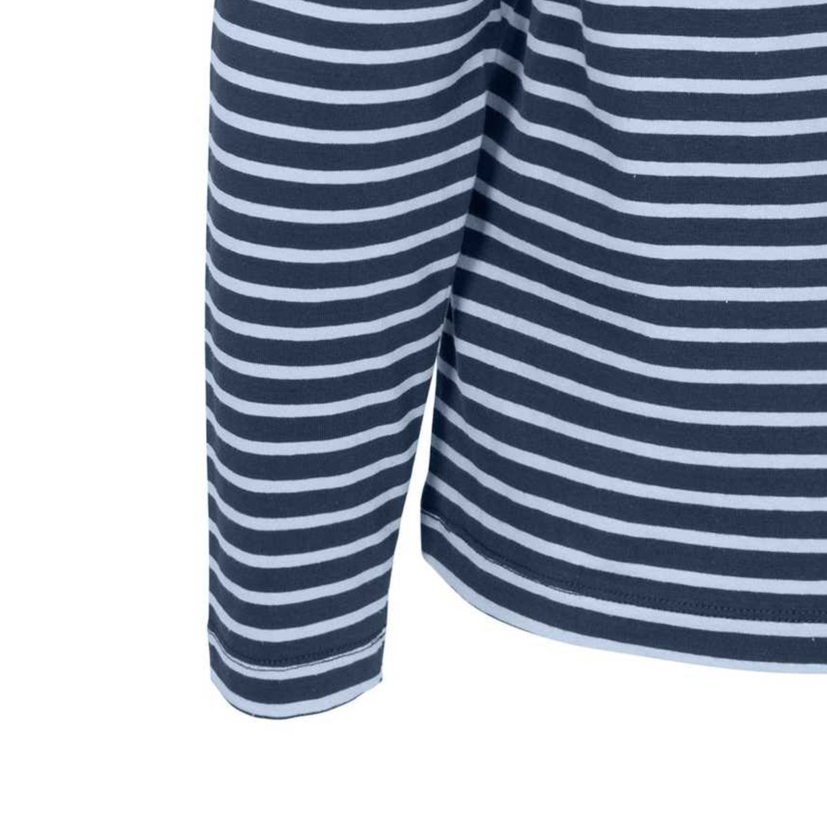 Navy - Pack Shot - Trespass Womens-Ladies Karen Yarn Dyed Stripe Shirt