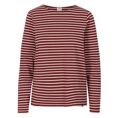 Dark Cherry - Front - Trespass Womens-Ladies Karen Yarn Dyed Stripe Shirt