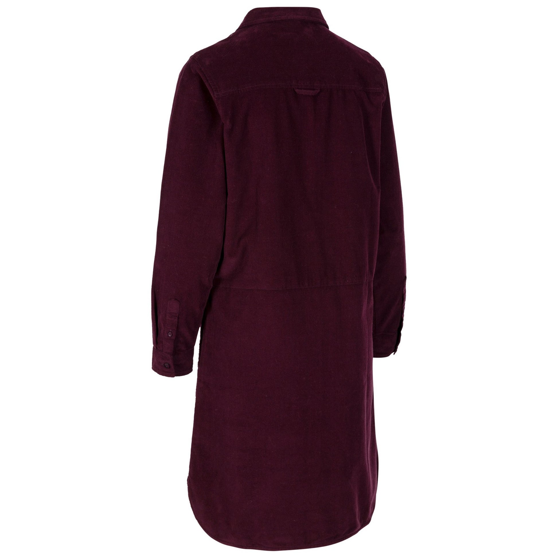 Dark Cherry - Back - Trespass Womens-Ladies Allison Shirt Dress