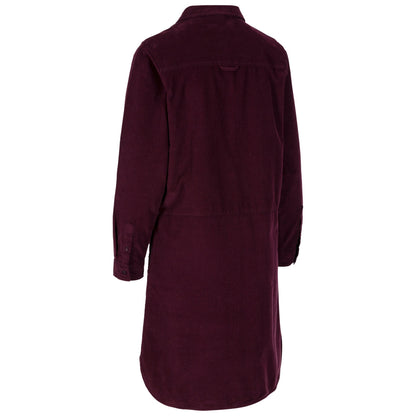 Dark Cherry - Back - Trespass Womens-Ladies Allison Shirt Dress