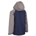 Navy - Back - Trespass Childrens-Kids Discover Contrast Zip Jacket