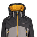 Storm Grey - Side - Trespass Childrens-Kids Discover Contrast Zip Jacket