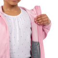 Pale Pink - Lifestyle - Trespass Childrens-Kids Wonderful Stripe Fleece Jacket