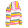 Pale Pink - Close up - Trespass Childrens-Kids Wonderful Stripe Fleece Jacket