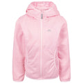 Pale Pink - Front - Trespass Childrens-Kids Wonderful Stripe Fleece Jacket