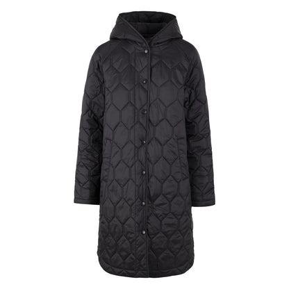 Black - Front - Trespass Womens-Ladies Phase Padded Jacket