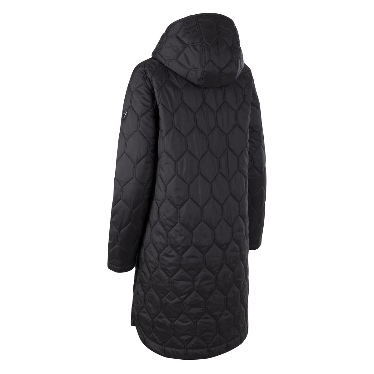 Black - Back - Trespass Womens-Ladies Phase Padded Jacket