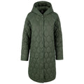Moss - Front - Trespass Womens-Ladies Phase Padded Jacket