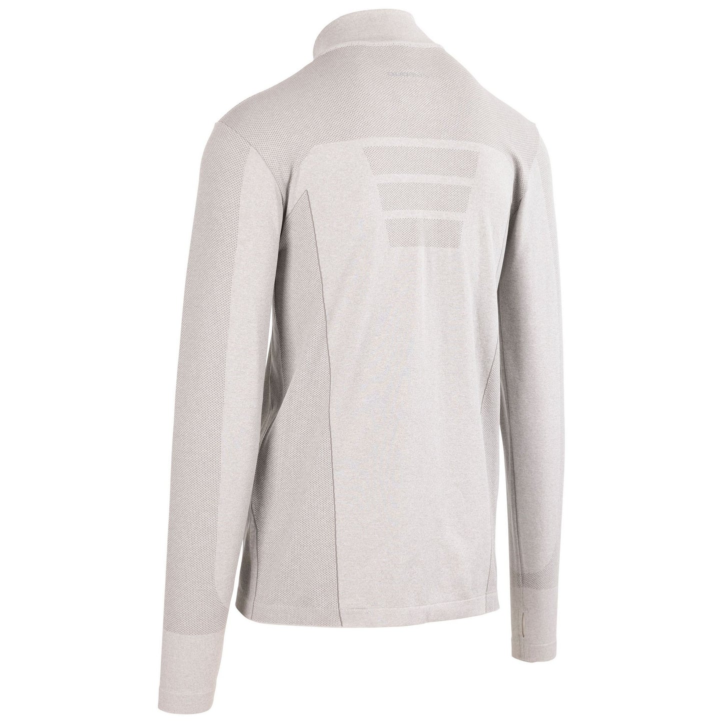 Platinum Marl - Back - Trespass Mens Timson Seamless Active Top