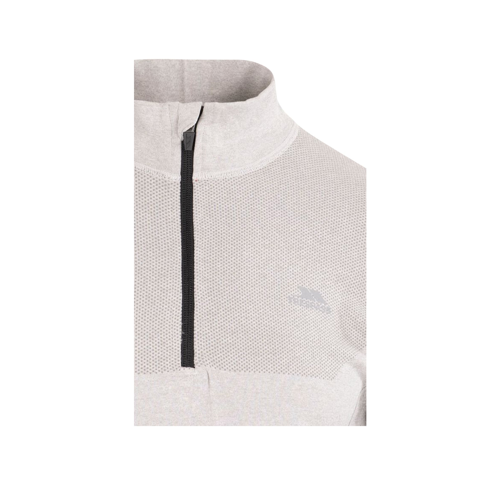 Platinum Marl - Side - Trespass Mens Timson Seamless Active Top