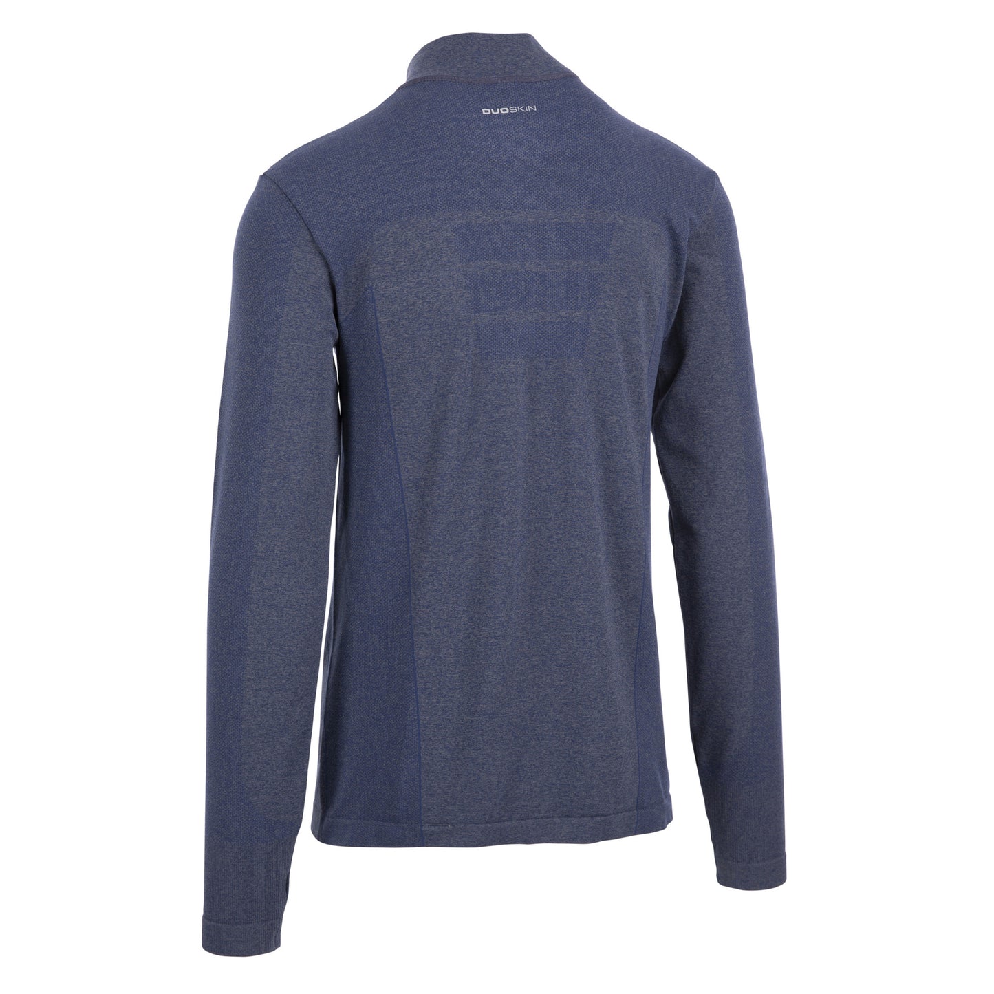Navy Marl - Back - Trespass Mens Timson Seamless Active Top