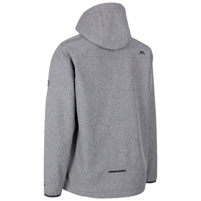 Black Marl - Back - Trespass Mens Anak Soft Shell Jacket