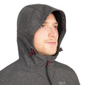 Black Marl - Side - Trespass Mens Anak Soft Shell Jacket