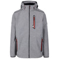 Black Marl - Front - Trespass Mens Anak Soft Shell Jacket