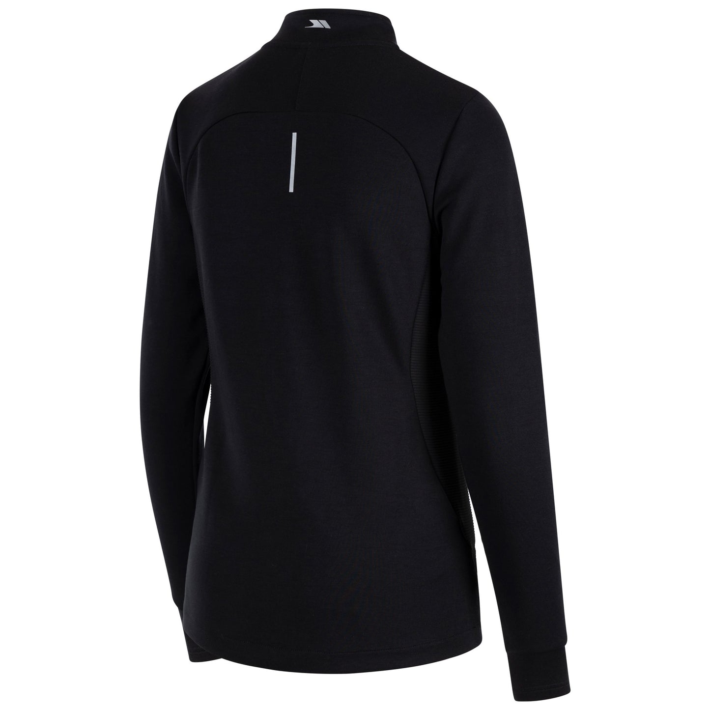 Black - Side - Trespass Womens-Ladies Ridge Track Jacket