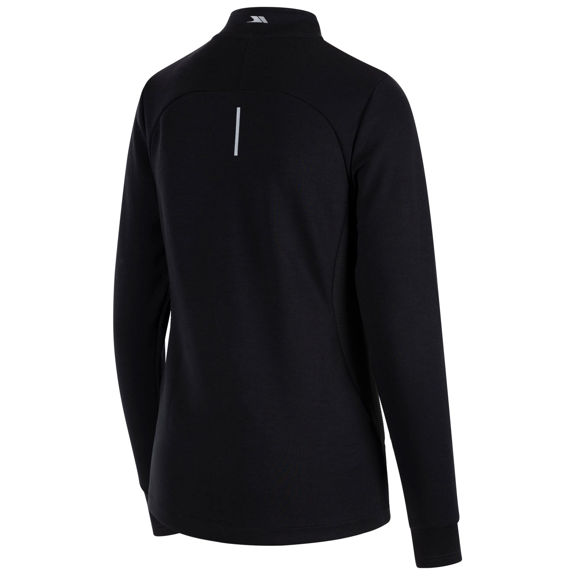 Black - Side - Trespass Womens-Ladies Ridge Track Jacket