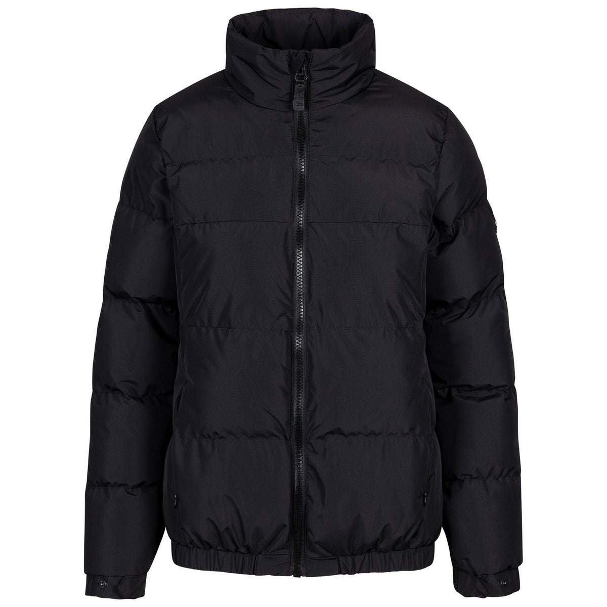 Black - Front - Trespass Womens-Ladies Harding Padded Jacket