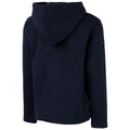 Navy - Side - Trespass Childrens-Kids Donny Fleece Top