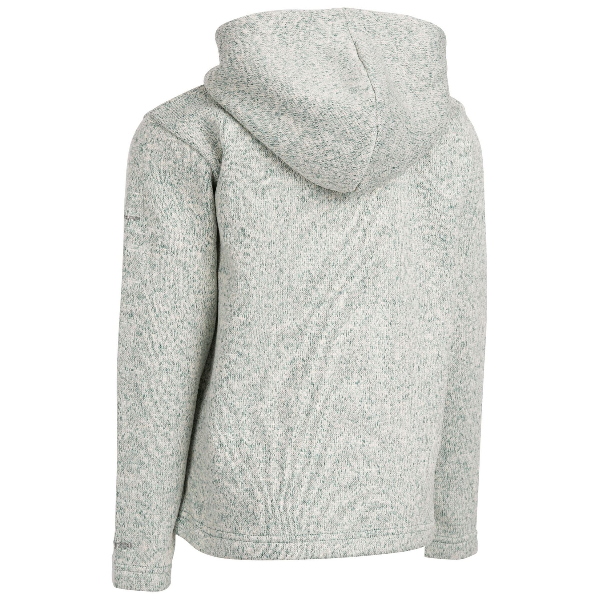 Teal Mist - Back - Trespass Childrens-Kids Donny Fleece Top