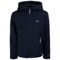 Navy - Front - Trespass Childrens-Kids Donny Fleece Top