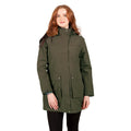 Dark Vine - Side - Trespass Womens-Ladies Modesty TP75 Waterproof Jacket