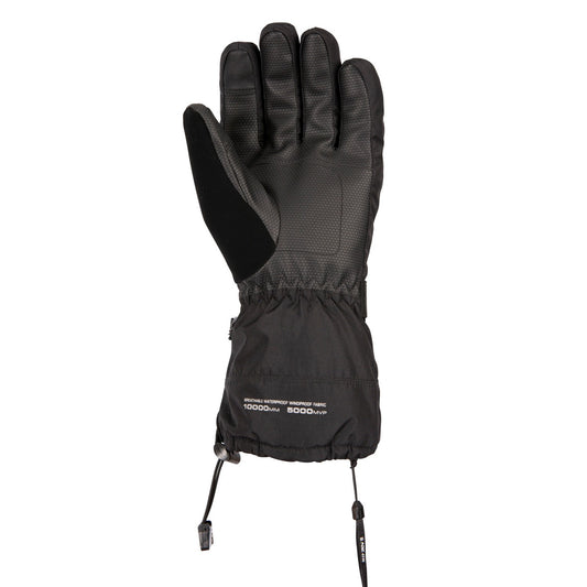 Black - Front - Trespass Unisex Adult Lindley DLX Ski Gloves