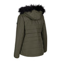 Dark Vine - Back - Trespass Womens-Ladies Translate Padded Jacket