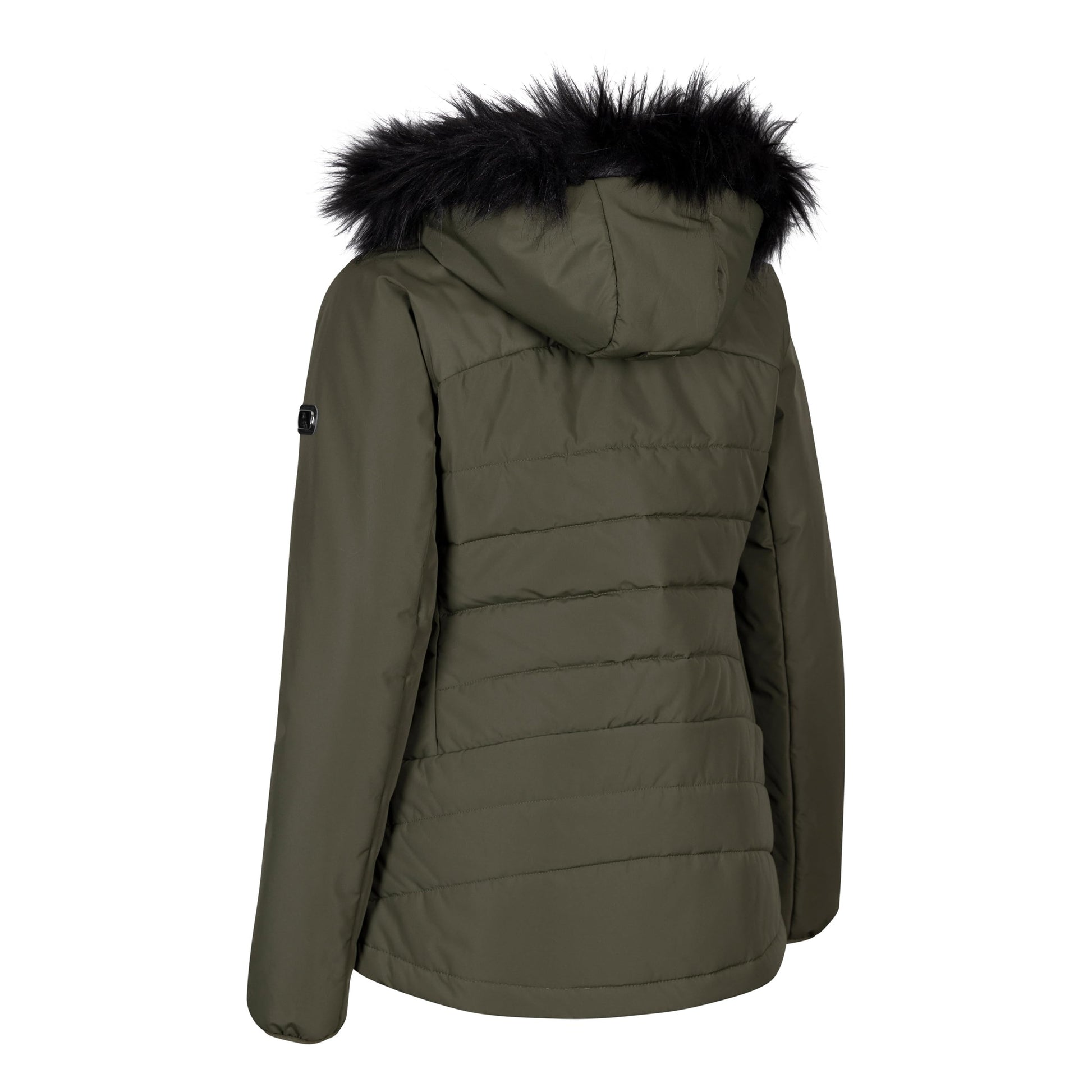 Dark Vine - Back - Trespass Womens-Ladies Translate Padded Jacket