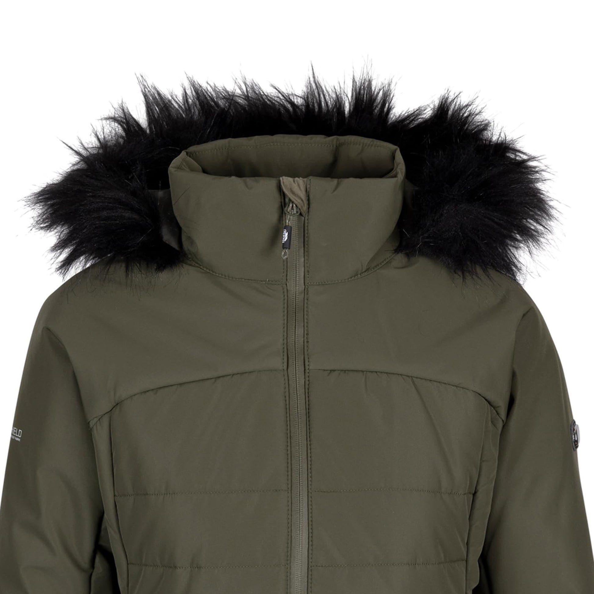 Dark Vine - Side - Trespass Womens-Ladies Translate Padded Jacket