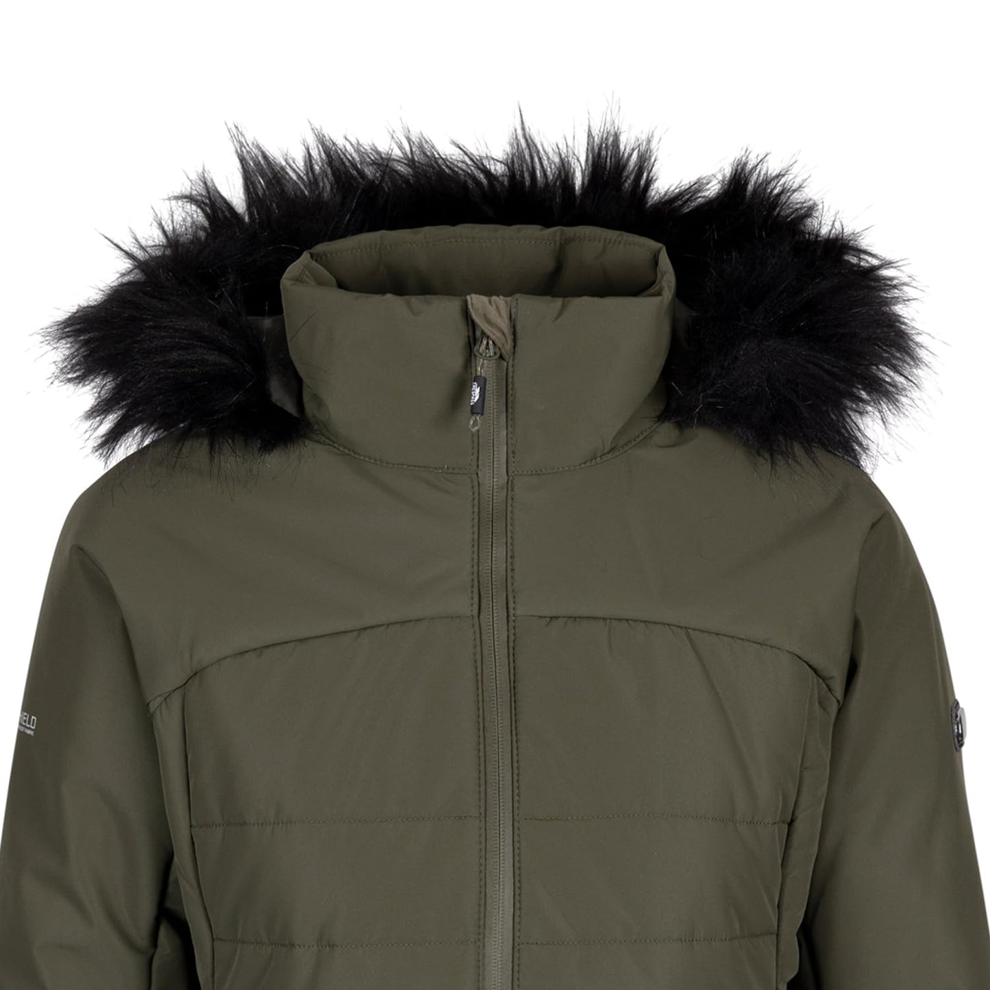Dark Vine - Side - Trespass Womens-Ladies Translate Padded Jacket